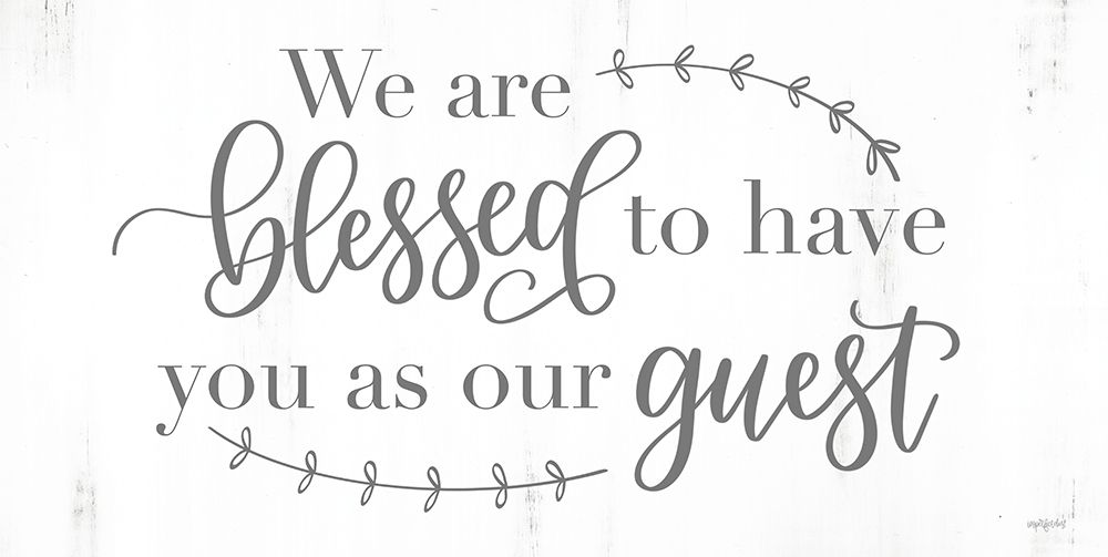 Wall art: Blessed Guest, by Imperfect Dust