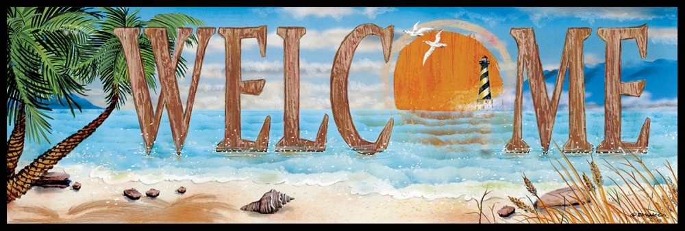 Wall Art Painting id:99813, Name: Welcome, Artist: Wargo, Ed