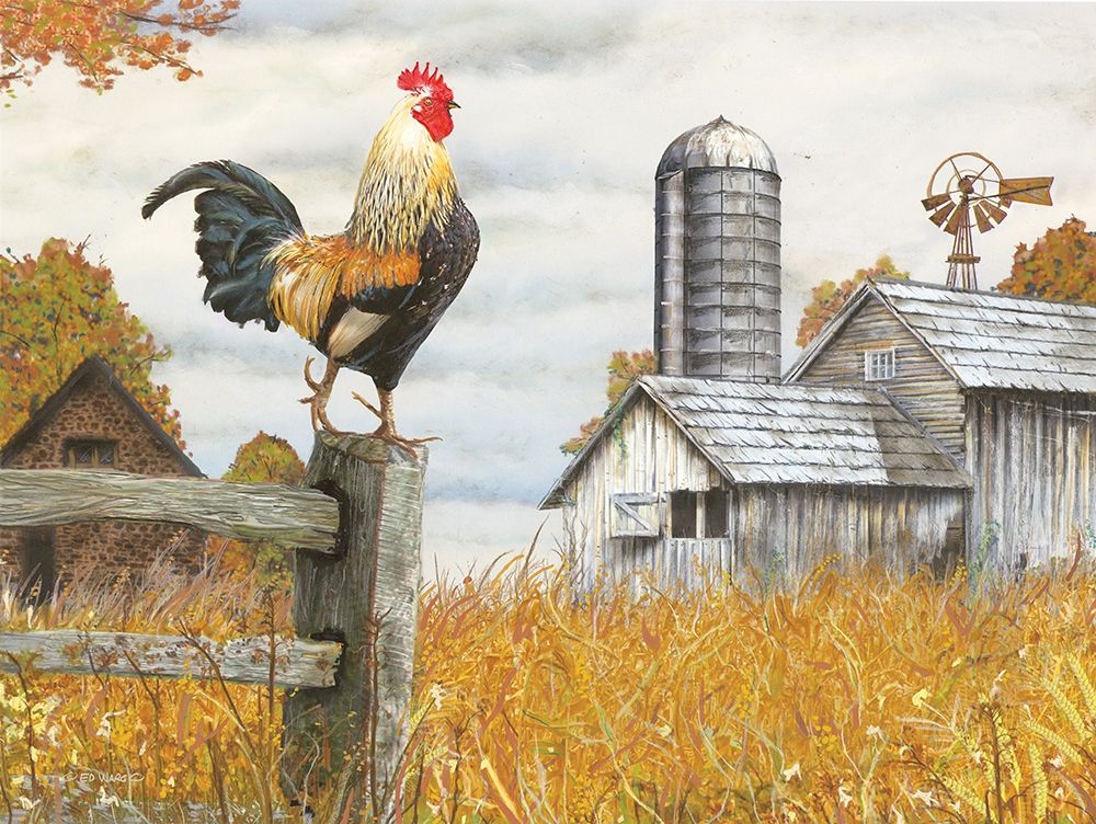 Wall Art Painting id:201265, Name: Down on the Farm II, Artist: Wargo, Ed