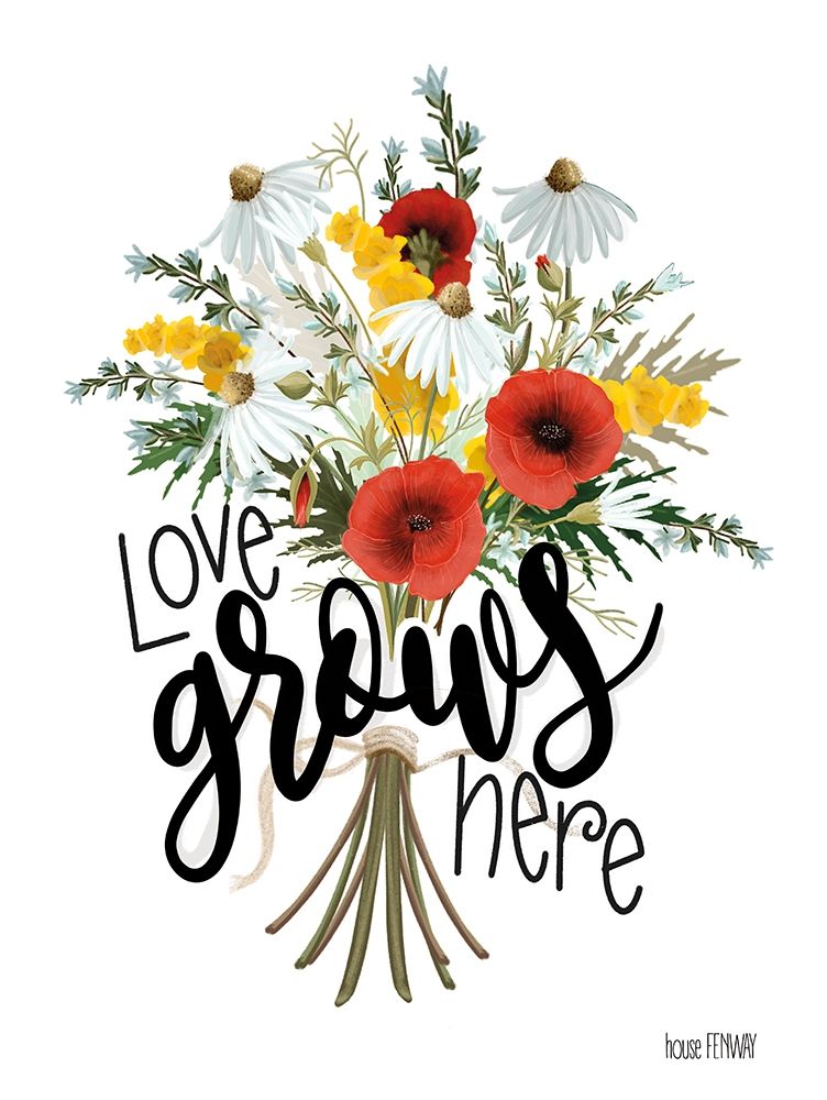 Art Print: Love Grows Here
