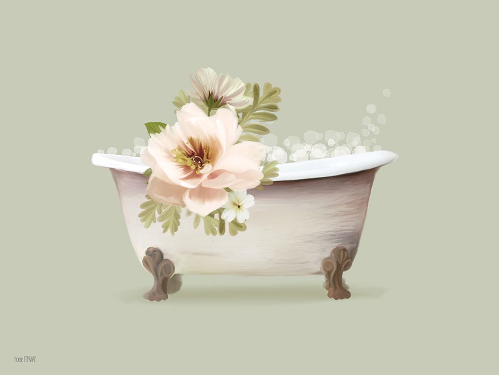 Art Print: Botanical Tub II