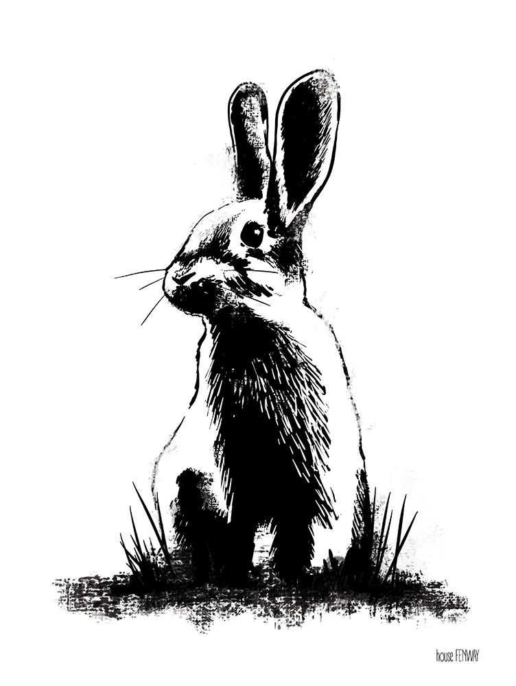 Art Print: Farmhouse Rabbit