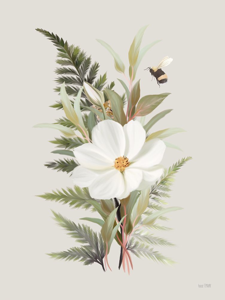 Art Print: Garden Greens I