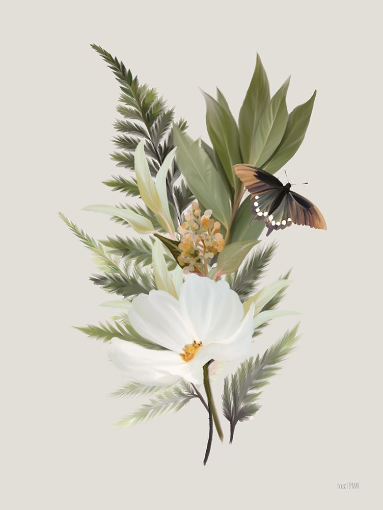 Art Print: Garden Greens II