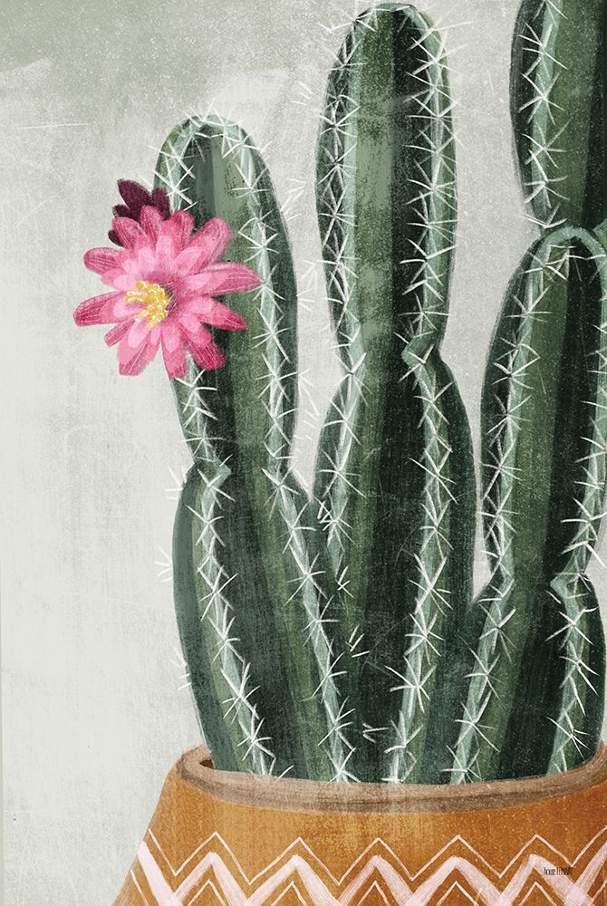 Art Print: Flowering Cactus