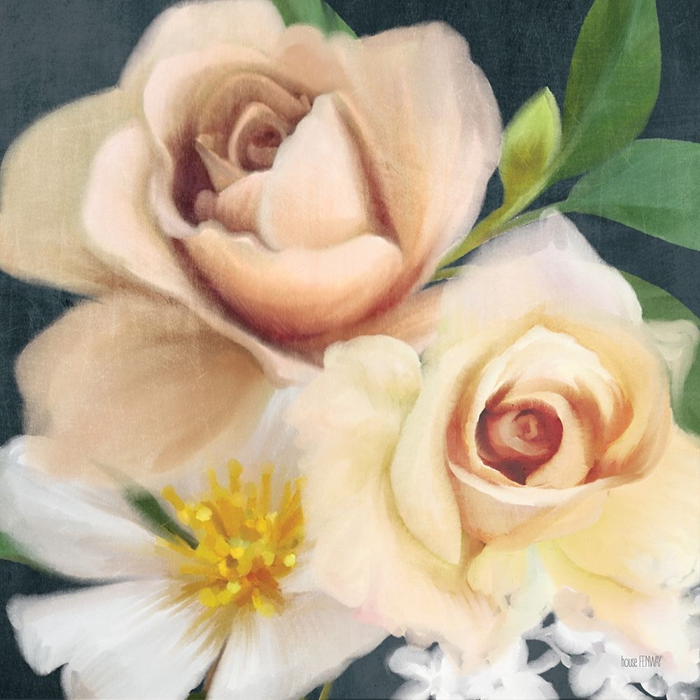 Wall Art Painting id:350190, Name: Bold Roses, Artist: House Fenway