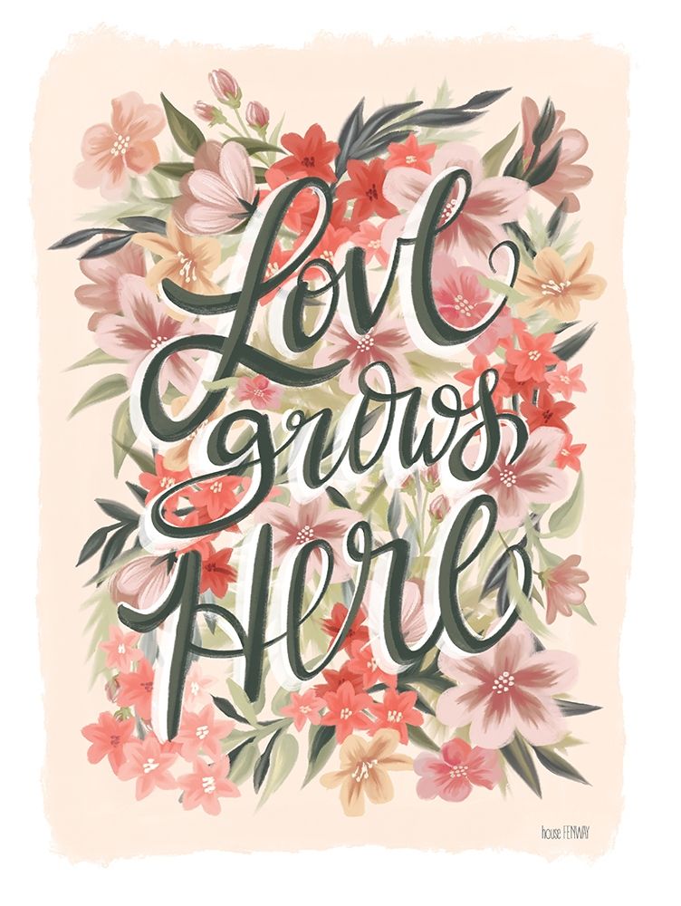 Art Print: Love Grows Here
