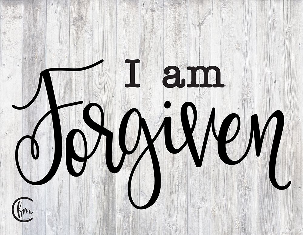 Wall Art Painting id:278905, Name: I am Forgiven, Artist: Fearfully Made Creations