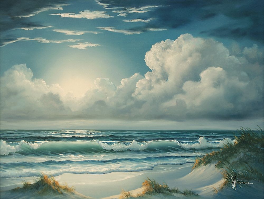 Wall art: Moon Glow , by Janisse, Georgia