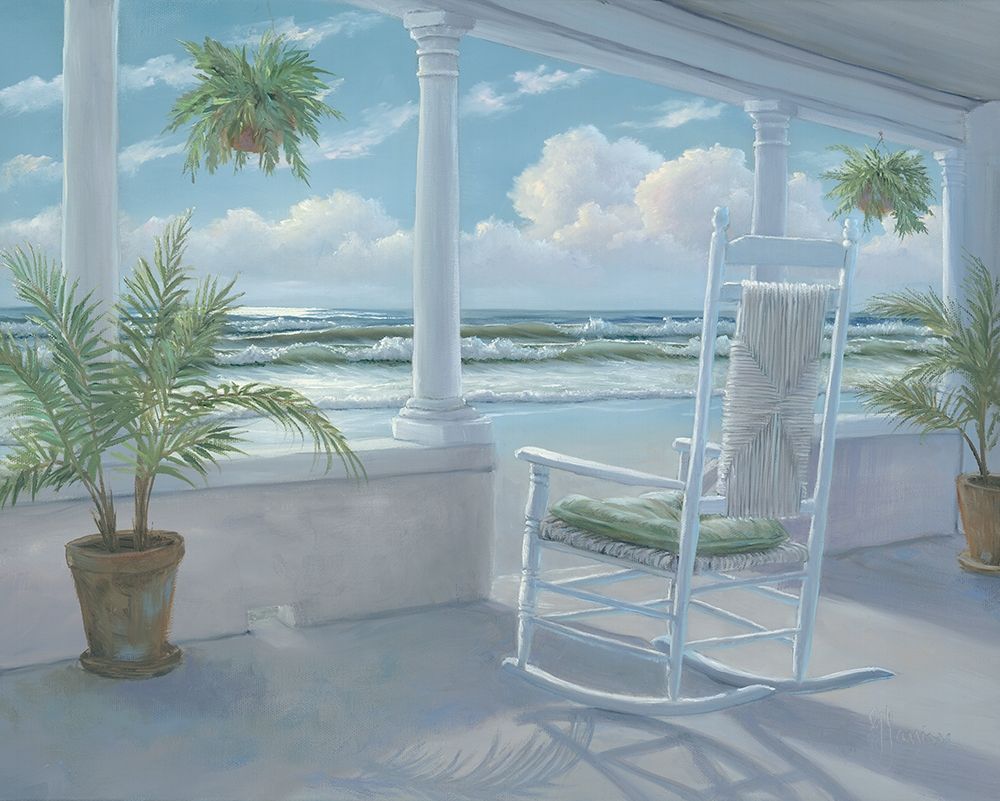 Art Print: Coastal Porch I