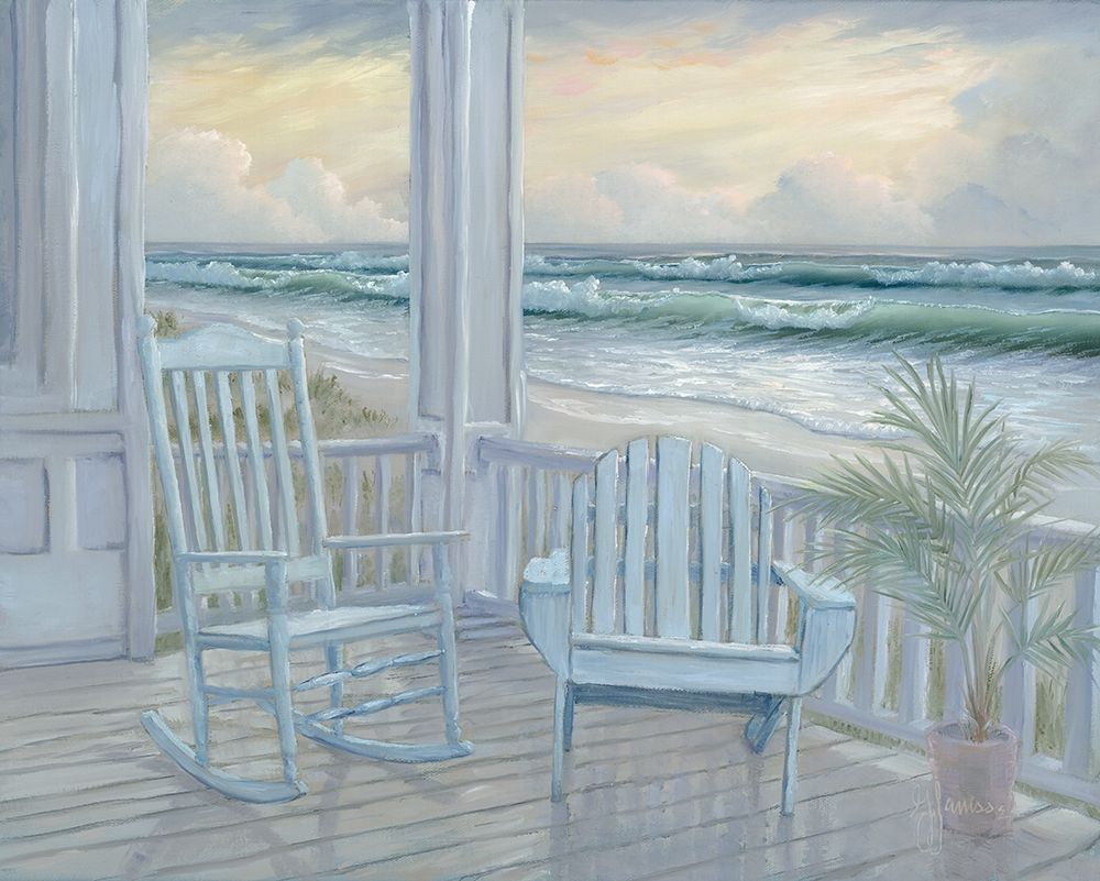 Art Print: Coastal Porch II