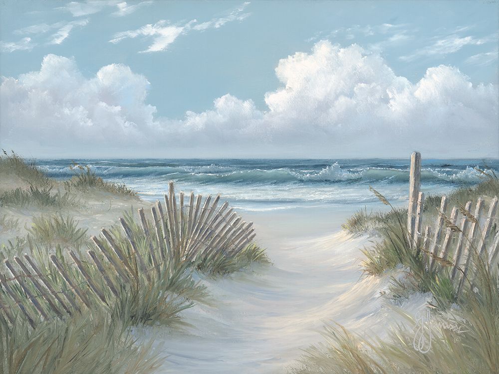Art Print: Pathway Through the Dunes