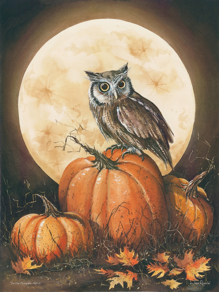 Art Print: In the Pumpkin Patch