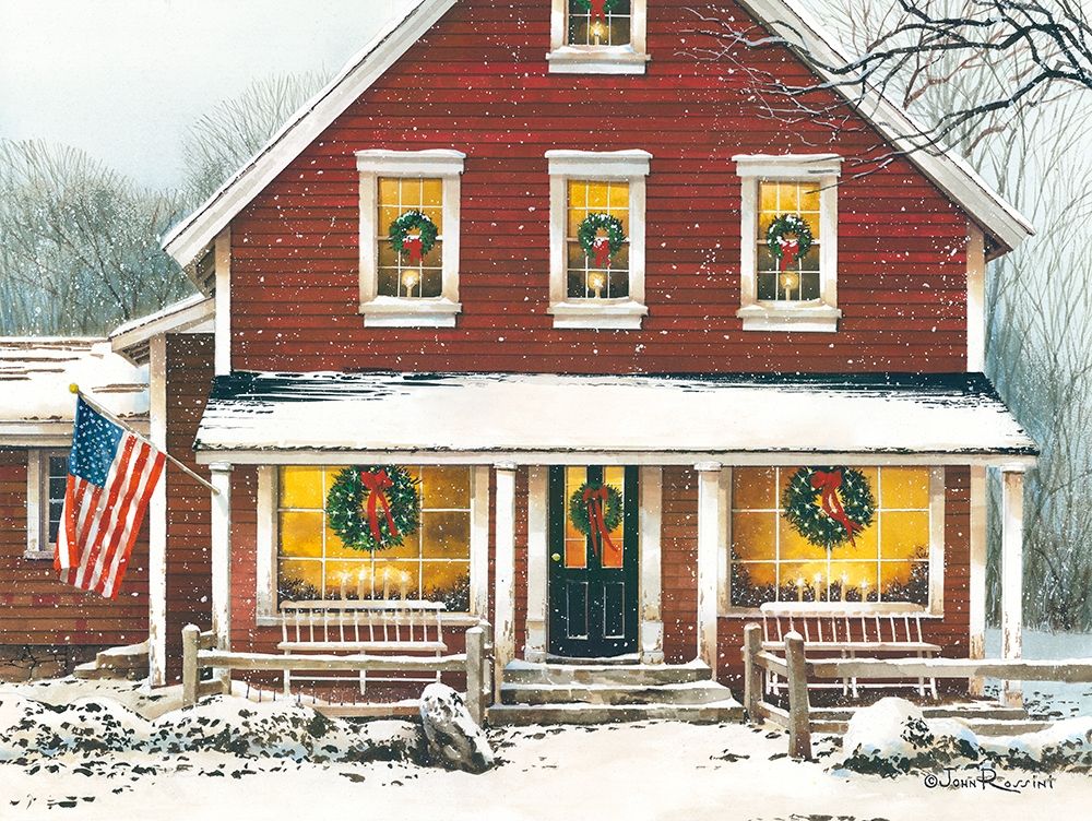 Art Print: Country Christmas