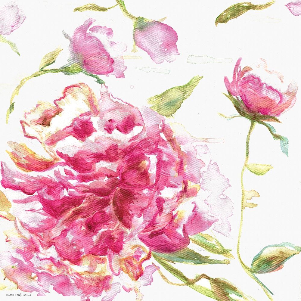 Wall Art Painting id:407517, Name: English Rose, Artist: Kamdon Kreations