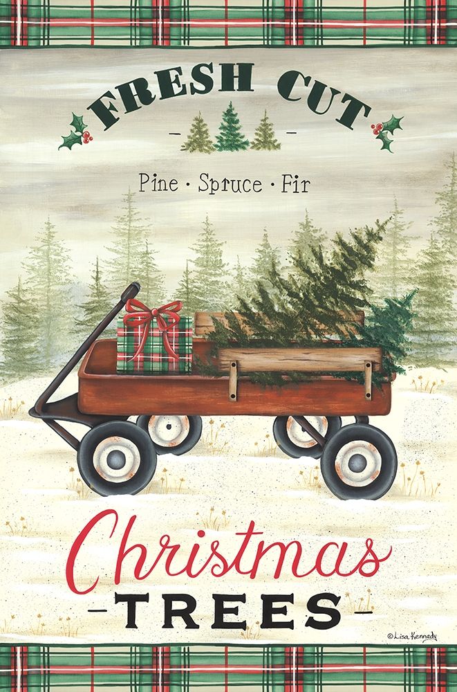 Wall Art Painting id:413624, Name: Fresh Cut Trees, Artist: Kennedy, Lisa