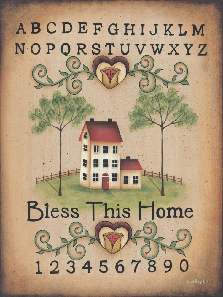 Wall art: Bless This Home, by Kennedy, Lisa