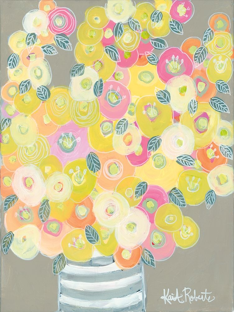 Wall Art Painting id:221131, Name: Pleasant Poppies, Artist: Roberts, Kait