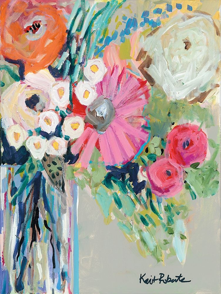 Wall Art Painting id:221132, Name: From Mrs. Hazels Garden, Artist: Roberts, Kait