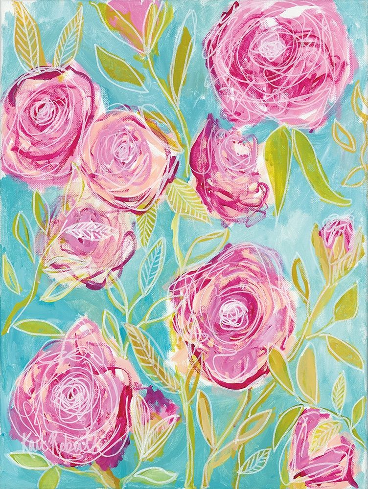 Wall Art Painting id:221134, Name: Teresas Garden, Artist: Roberts, Kait