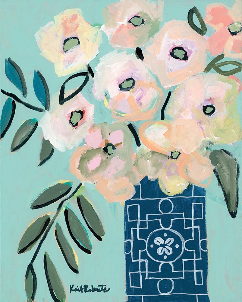 Wall Art Painting id:751647, Name: Flowers for Patricia, Artist: Roberts, Kait
