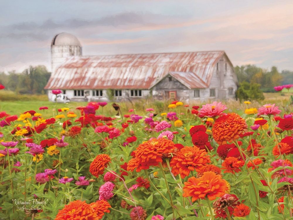 Art Print: Vermont Flowers