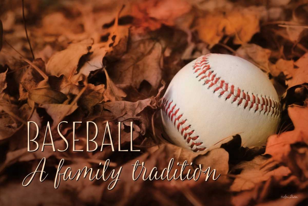 Art Print: Baseball - A Family Tradition