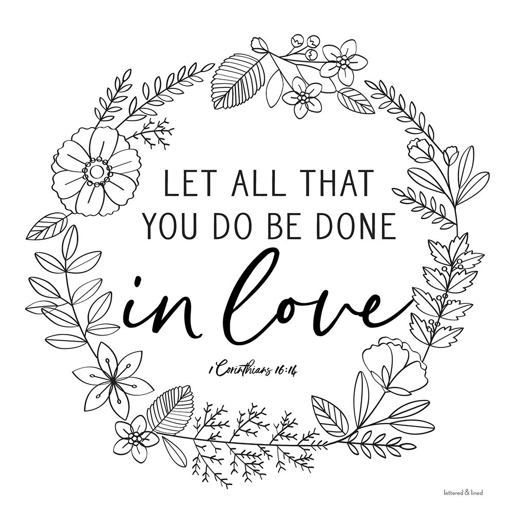 Wall Art Painting id:435271, Name: Done in Love, Artist: lettered And lined