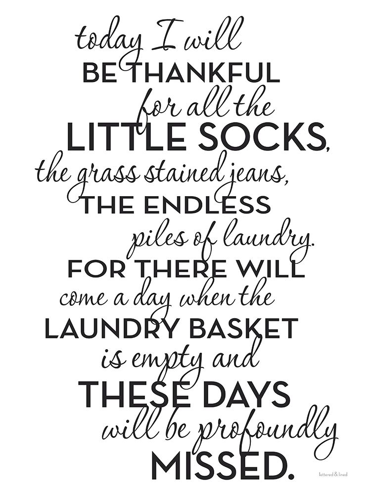 Wall Art Painting id:435294, Name: Laundry Blessings II, Artist: lettered And lined