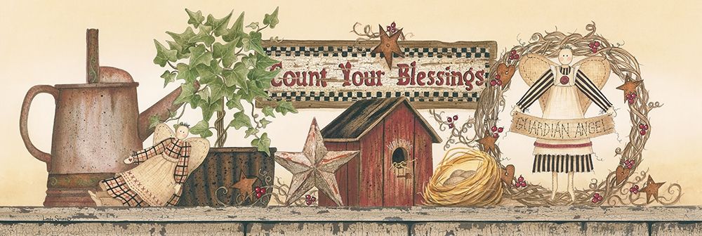 Wall Art Painting id:407549, Name: Count Your Blessings, Artist: Spivey, Linda