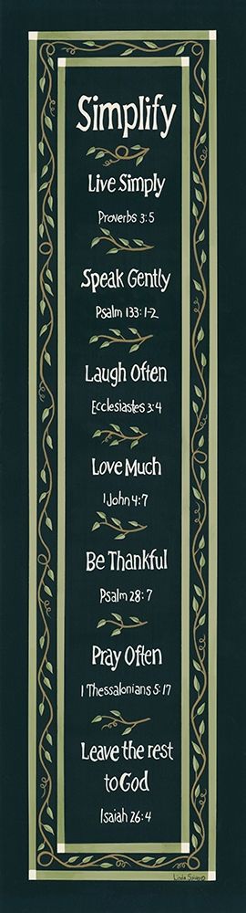 Wall Art Painting id:407551, Name: Simplify, Artist: Spivey, Linda