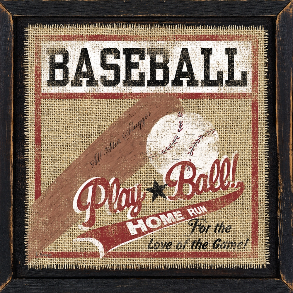Wall Art Painting id:99795, Name: Baseball, Artist: Spivey, Linda