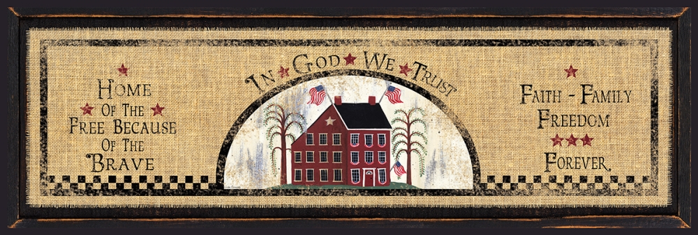 Wall Art Painting id:99799, Name: Home of the Free, Artist: Spivey, Linda