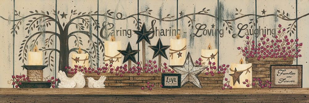 Wall Art Painting id:99800, Name: Willow Tree Shelf Collection, Artist: Spivey, Linda