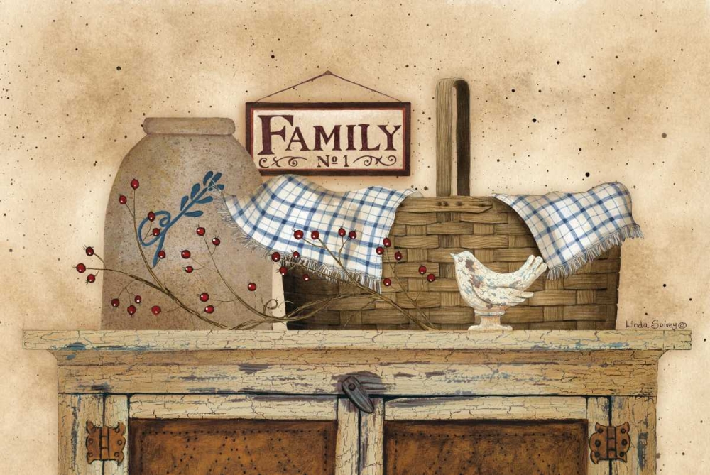 Wall Art Painting id:97313, Name: Family Still Life, Artist: Spivey, Linda