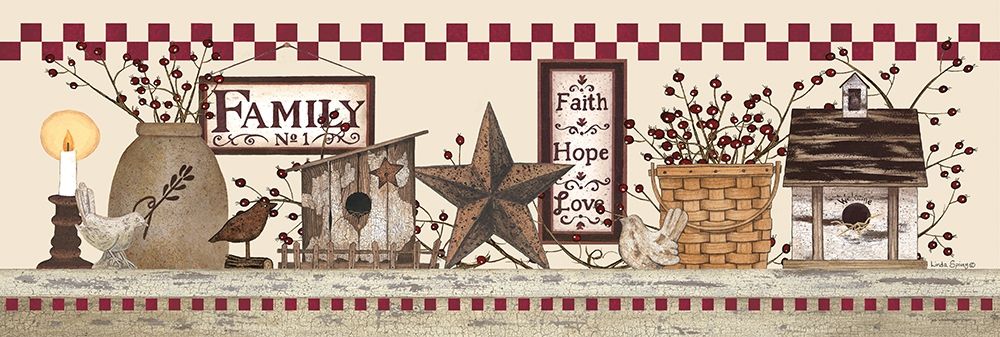 Wall Art Painting id:201326, Name: Family Still Life, Artist: Spivey, Linda