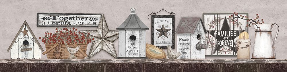 Wall Art Painting id:201331, Name: Together is a Wonderful Place to Be, Artist: Spivey, Linda