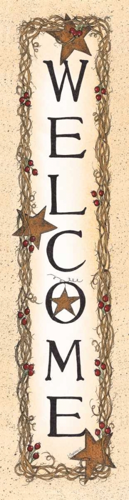 Wall Art Painting id:149653, Name: Viney Welcome, Artist: Spivey, Linda