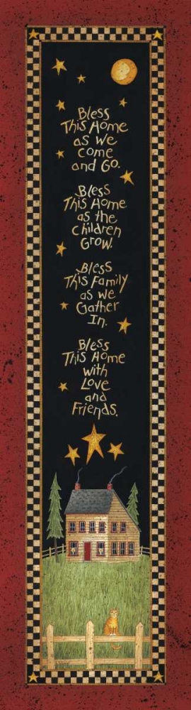 Wall Art Painting id:149654, Name: Saltbox House Blessing, Artist: Spivey, Linda