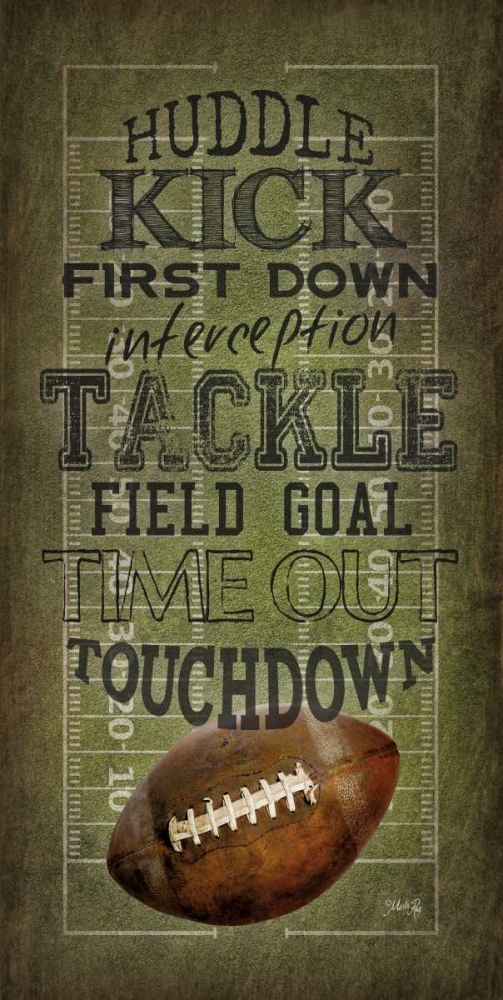 Wall Art Painting id:95843, Name: Football Talk , Artist: Rae, Marla