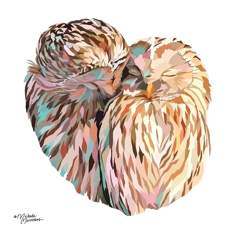 Wall Art Painting id:262679, Name: Owls, Artist: Norman, Michele