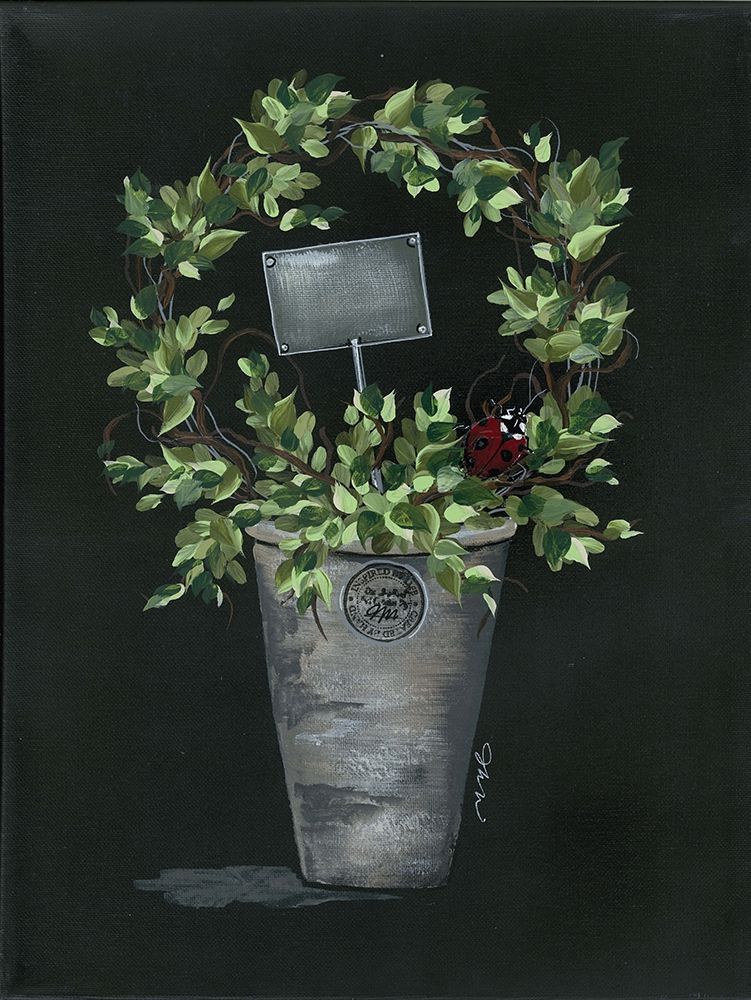 Wall Art Painting id:363846, Name: Good Luck Topiary, Artist: Norkus, Julie