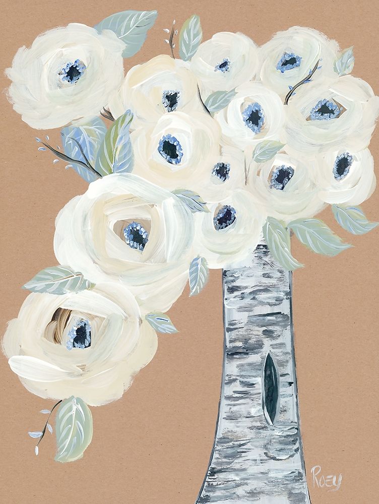 Wall Art Painting id:262357, Name: Blooming Birch Vase II, Artist: Ebert, Roey