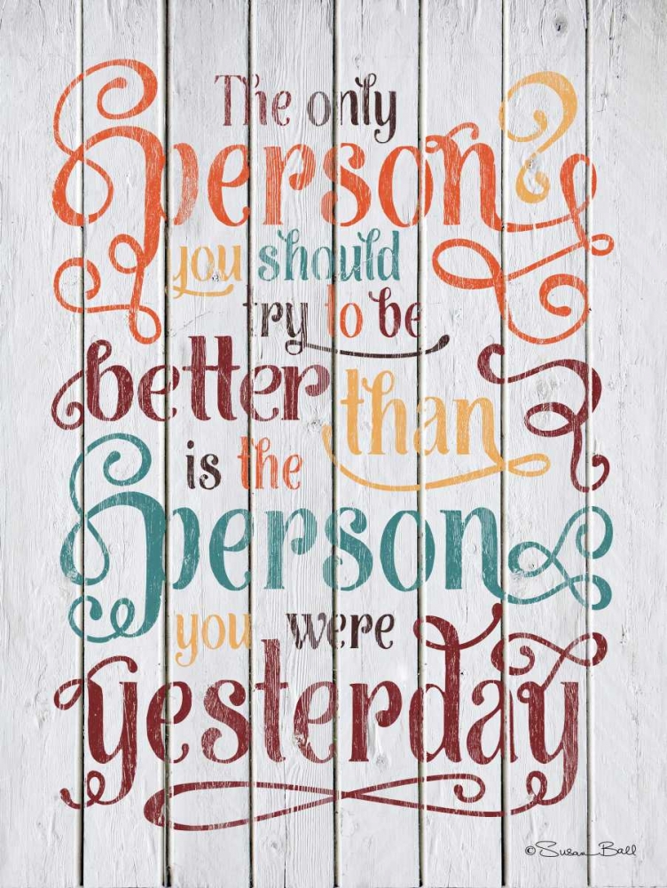 Wall Art Painting id:124557, Name: The Only Person, Artist: Ball, Susan