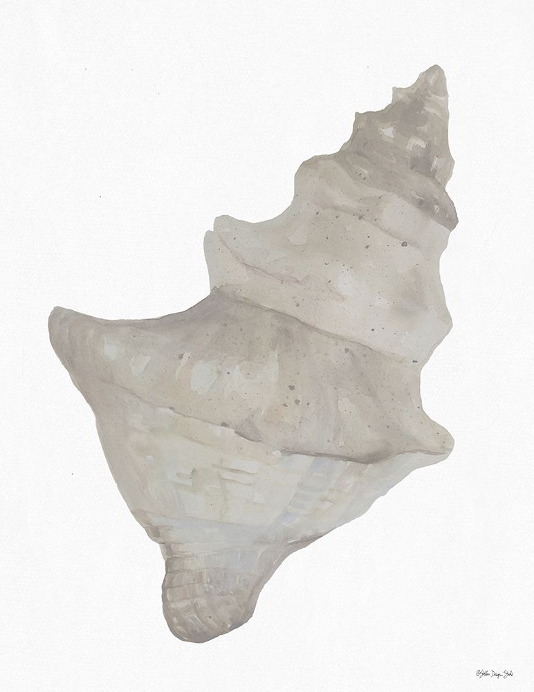 Wall Art Painting id:309066, Name: Neutral Shell 1, Artist: Stellar Design Studio