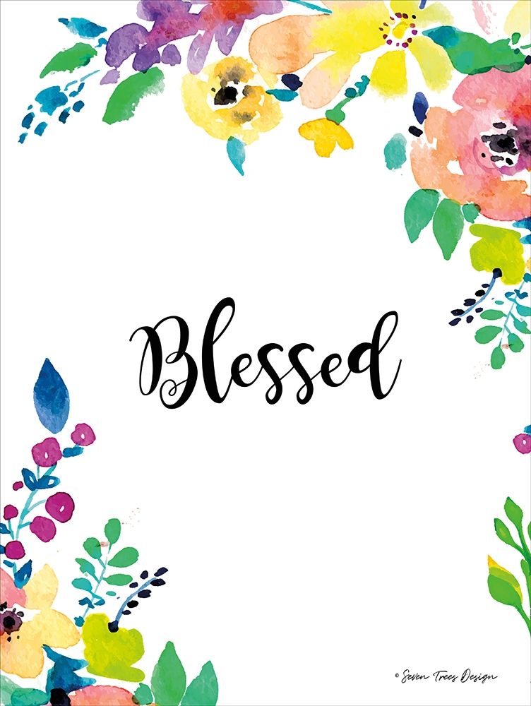 Art Print: Floral Blessed