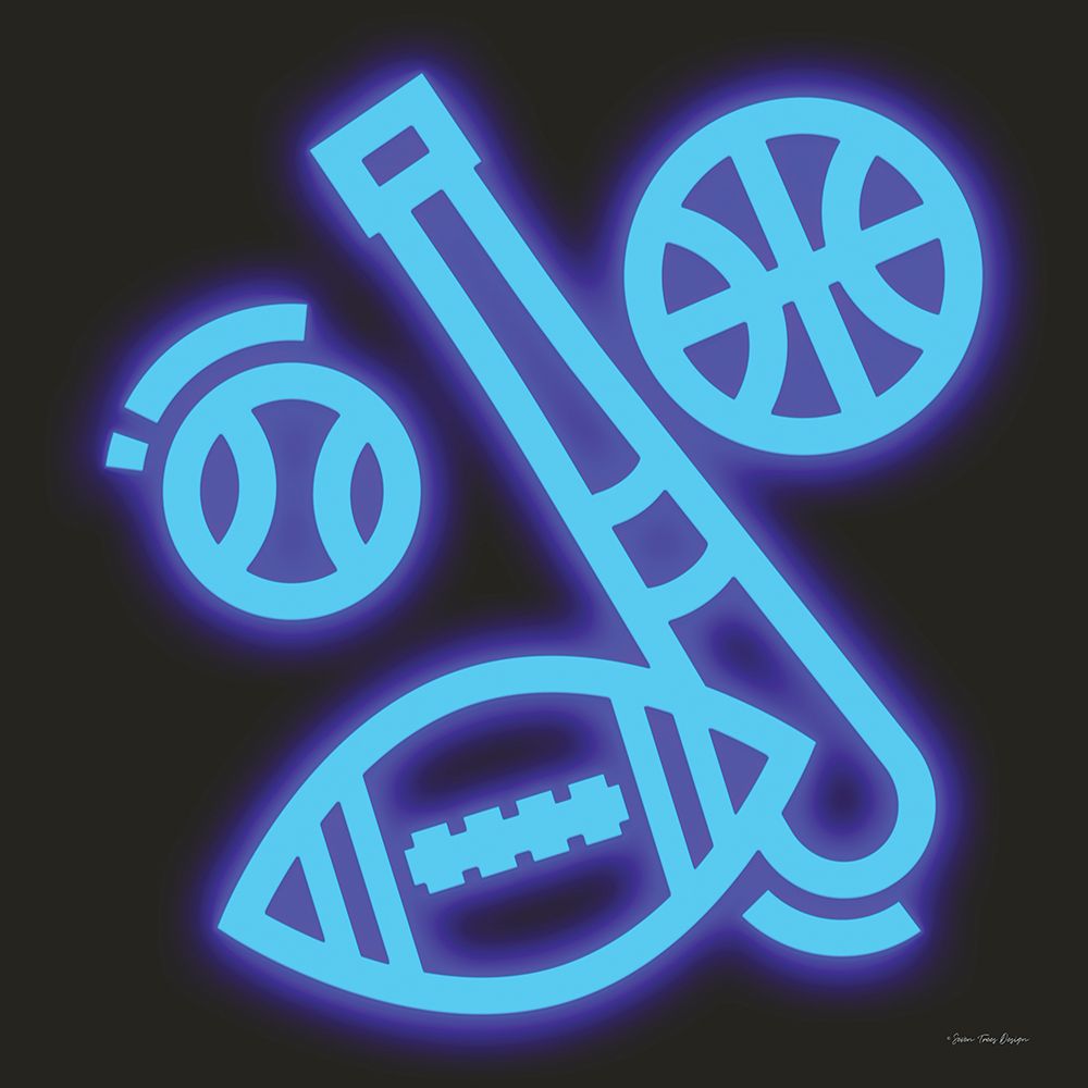 Art Print: Neon Sports