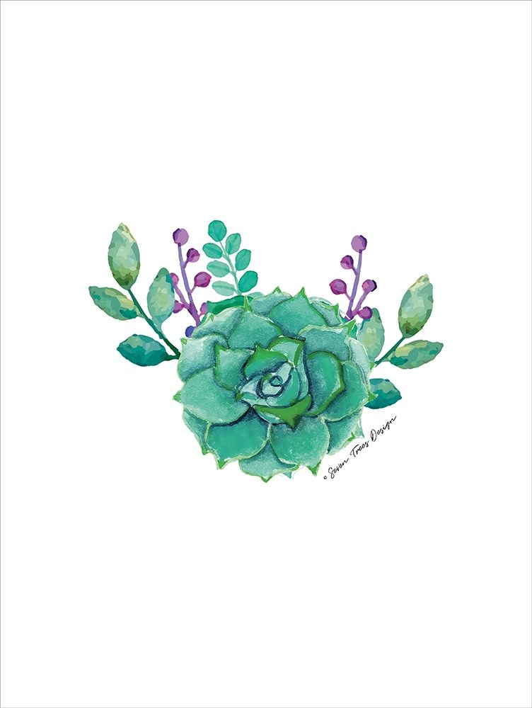 Art Print: Succulent Plant II