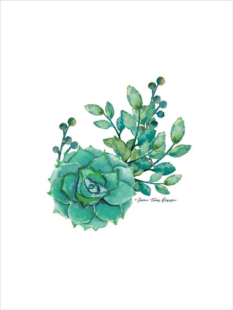 Art Print: Succulent Plant III