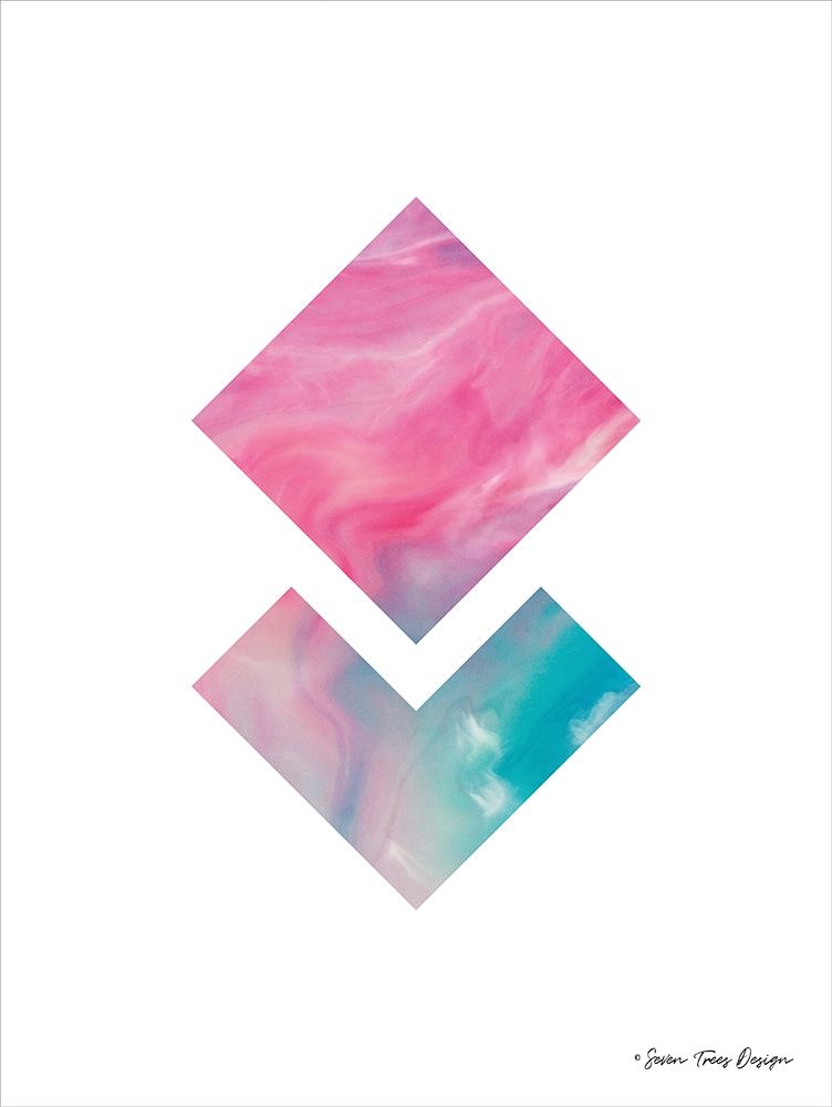 Art Print: Marble Geometric I